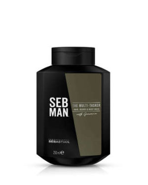 SEB MAN HAIR BEARD & BODY WASH 250 ML